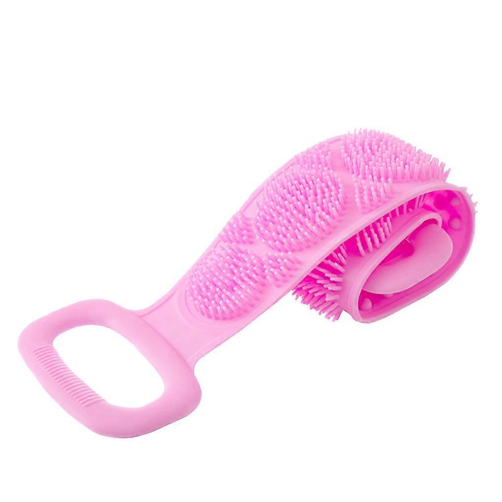 Bath Silicone Scrubber Multi-functional Back Scrub Tool Home Bathroom Shower Towel Brush