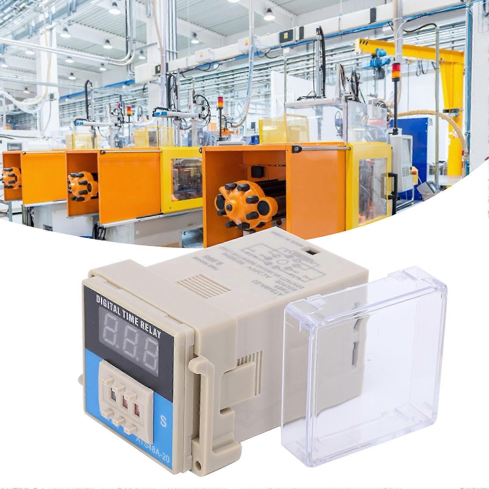 ATS48A-20 LED Digital Time Relay 0.1-99.9s Delay AC380V 5A