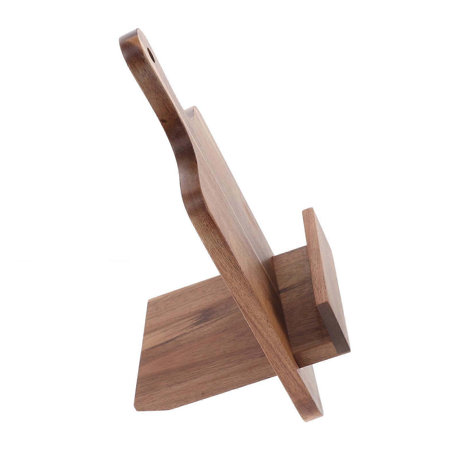 Wooden Cookbook Holder for Kitchen Use Featuring 2Pcs Wall-Mounted Recipe Stand