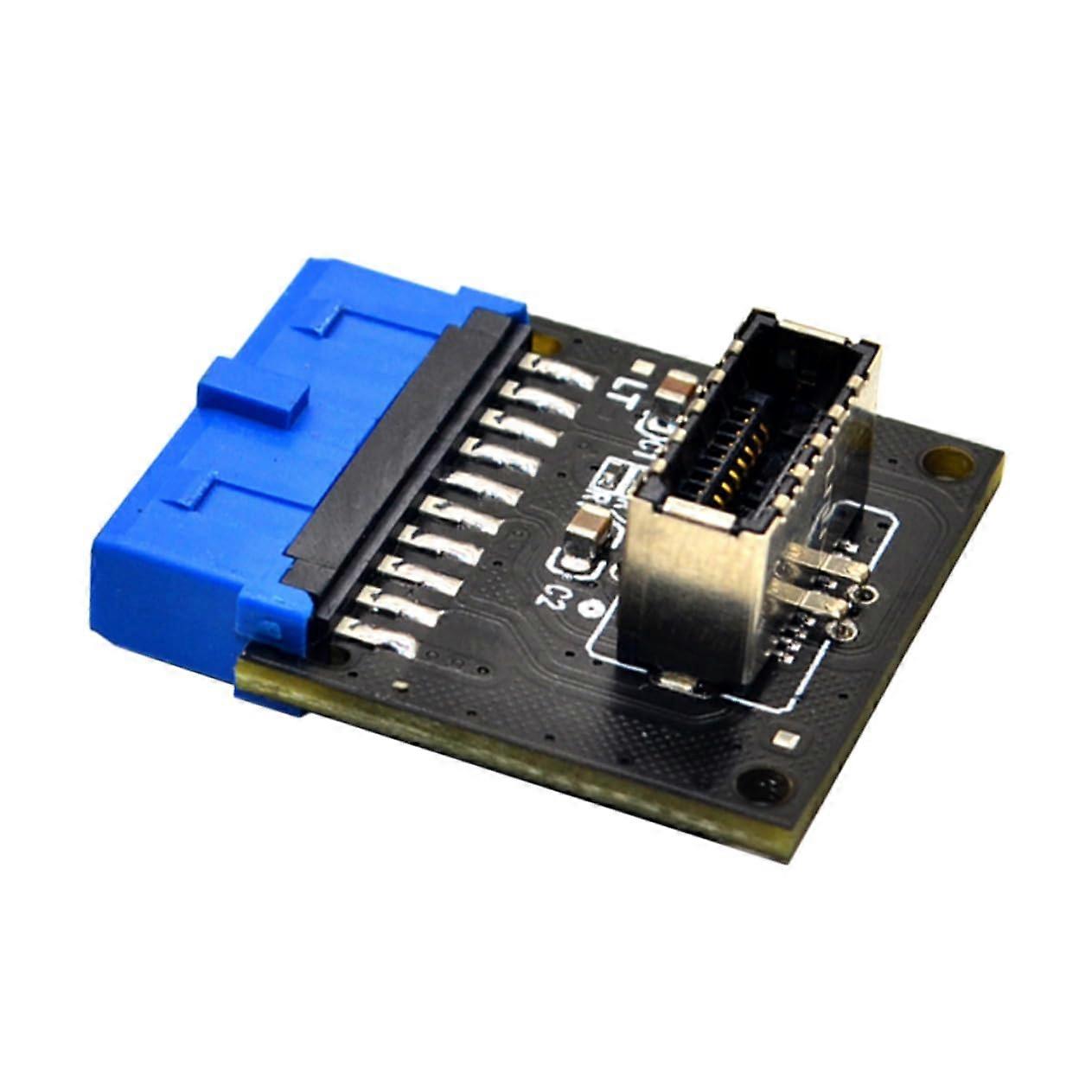 Usb Front Panel Adapter Pin To TypeE Pin Converter Header Splitter For Motherboard Internal Connector