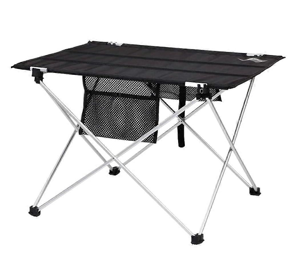 Portable Aluminum Folding Picnic Table - Lightweight 42x56x38cm Camping Table for Easy Transport and Storage