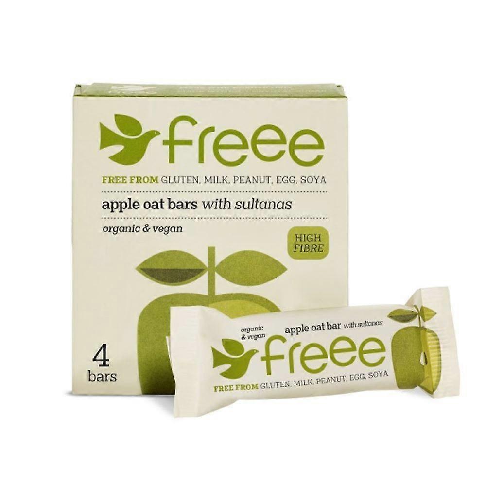 Doves Farm Org GF Apple & Sultana Oat Bar 4 x 35g - 7 Pack