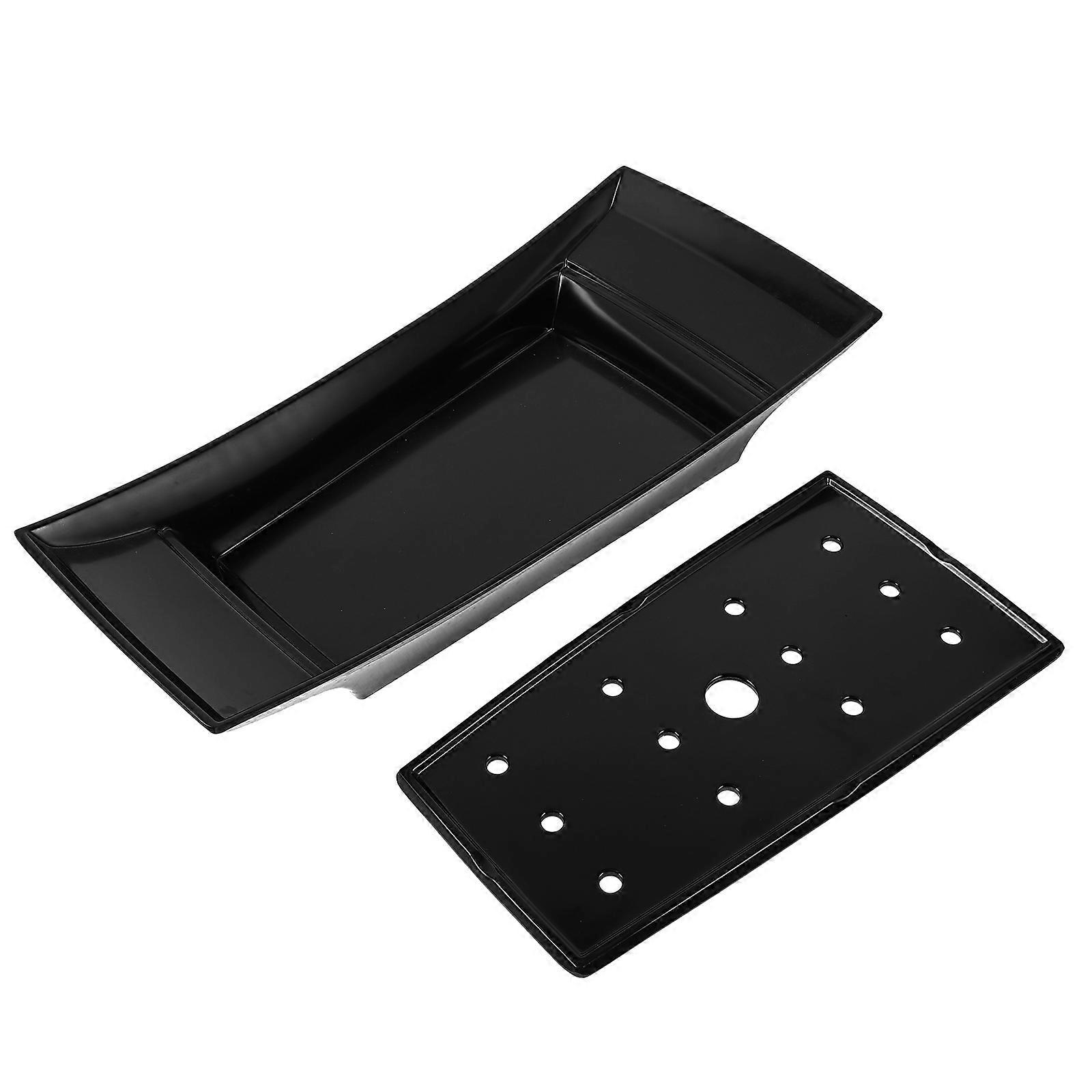 Black Sashimi Plate Sushi Serving Plate for Kitchen Use