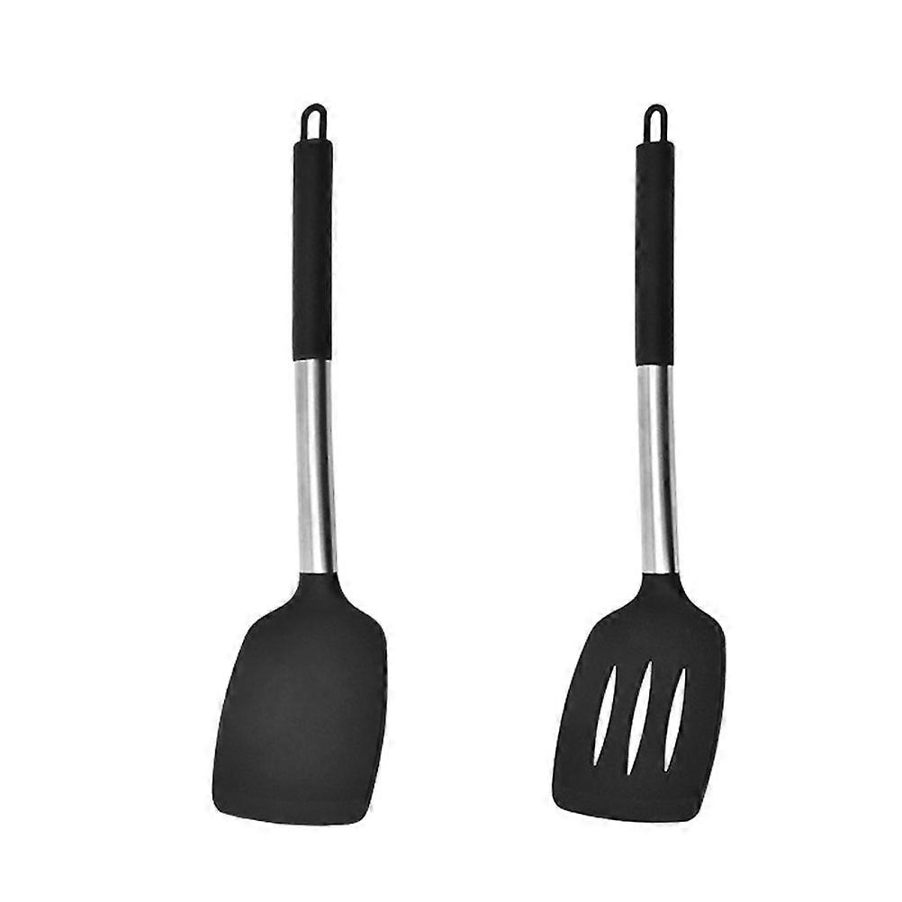Cooking Spatula Silicone Wok Spatula for Kitchen Use 2Pcs Set