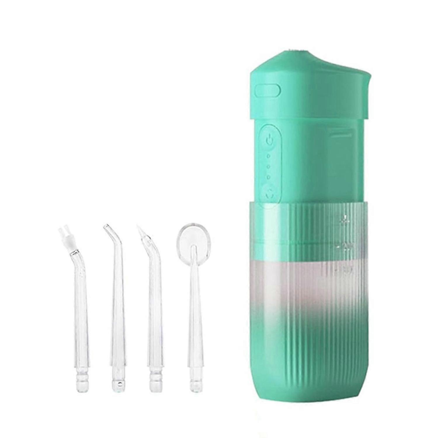 Portable Water Flosser for Teeth Mini Small Water Flosser Green