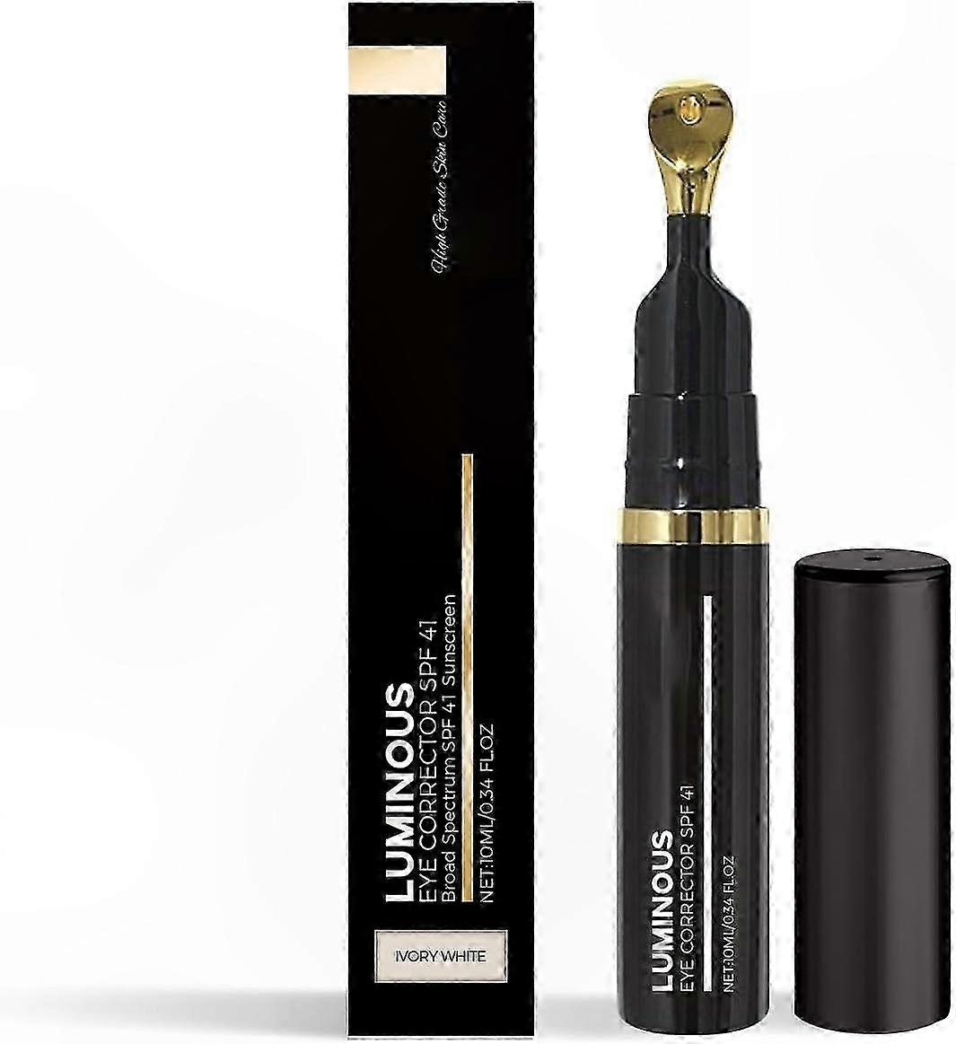 Tinted Eye Cream with SPF 41, Hydrating Anti-Aging Formula for Dark Circles, Peach Undertone Color Corrector