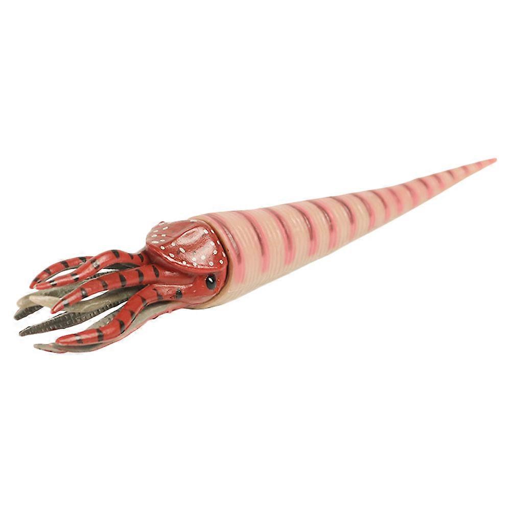 Orthoceras Model Simulation Animal Toy for Kids Cognition Red Plastic