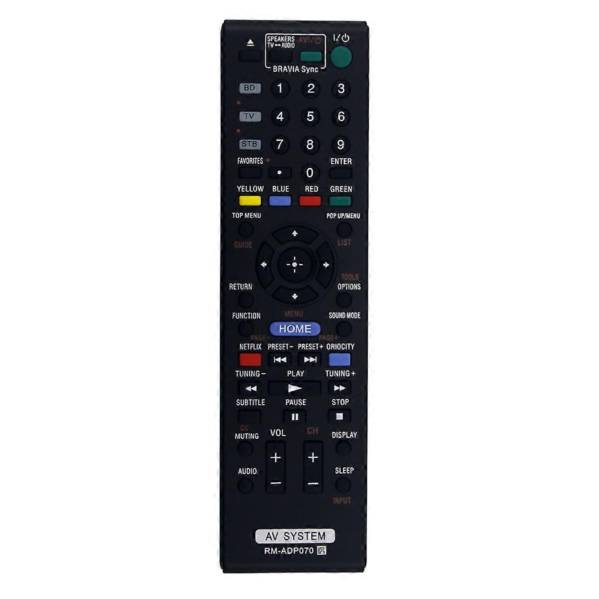 Remote Control RM-ADP070 Replace AV System Home Theater