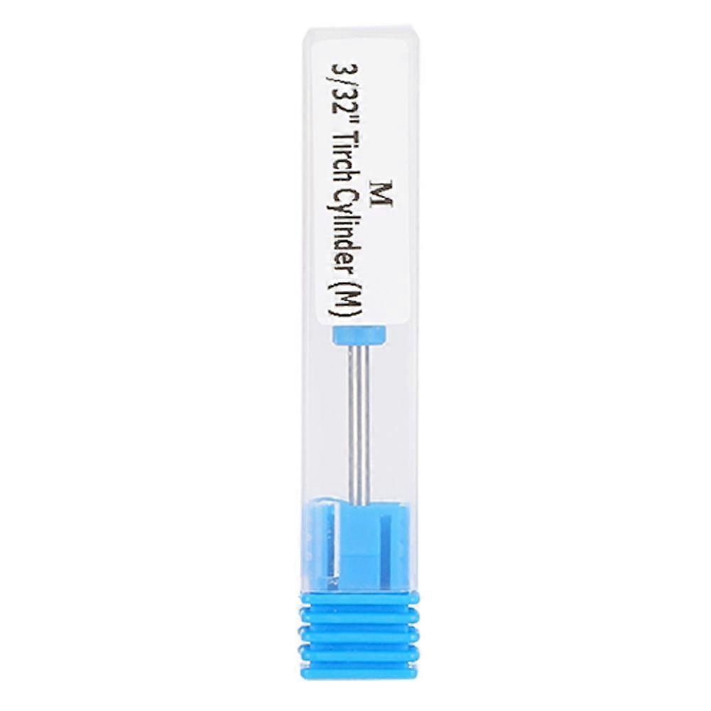 5 Types Ceramic Cylinder Shape Grinding Head Nail Drill Bit for Nail Polishing Manicure Tools