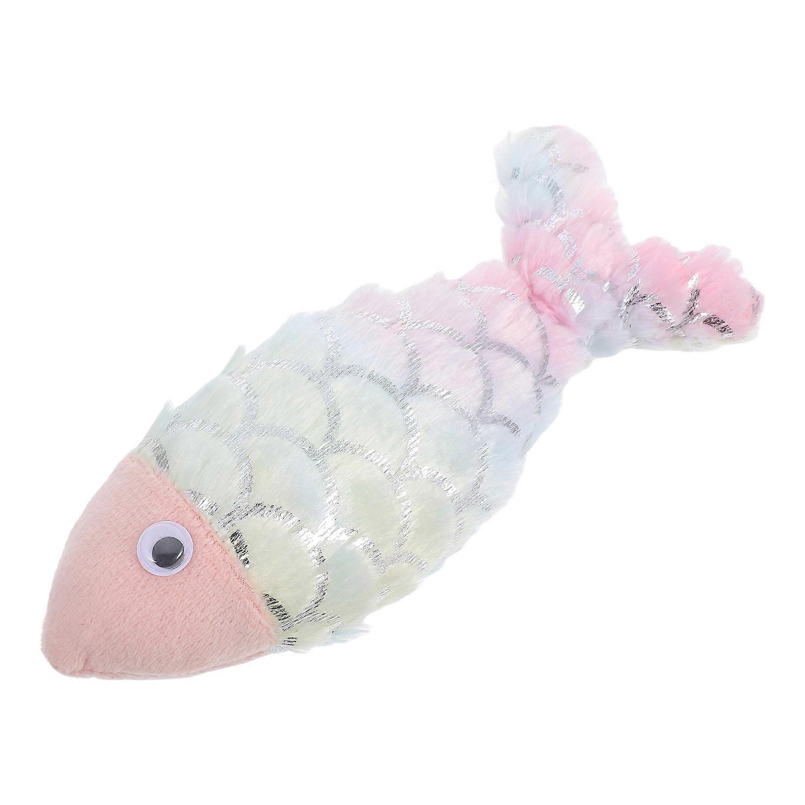 5Pcs Plush Koi Toys for Chewing Interactive Indoor Cat Play