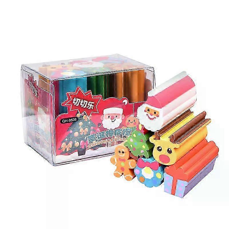 クリスマス漫画消しゴムギフトパックカット可能な50個