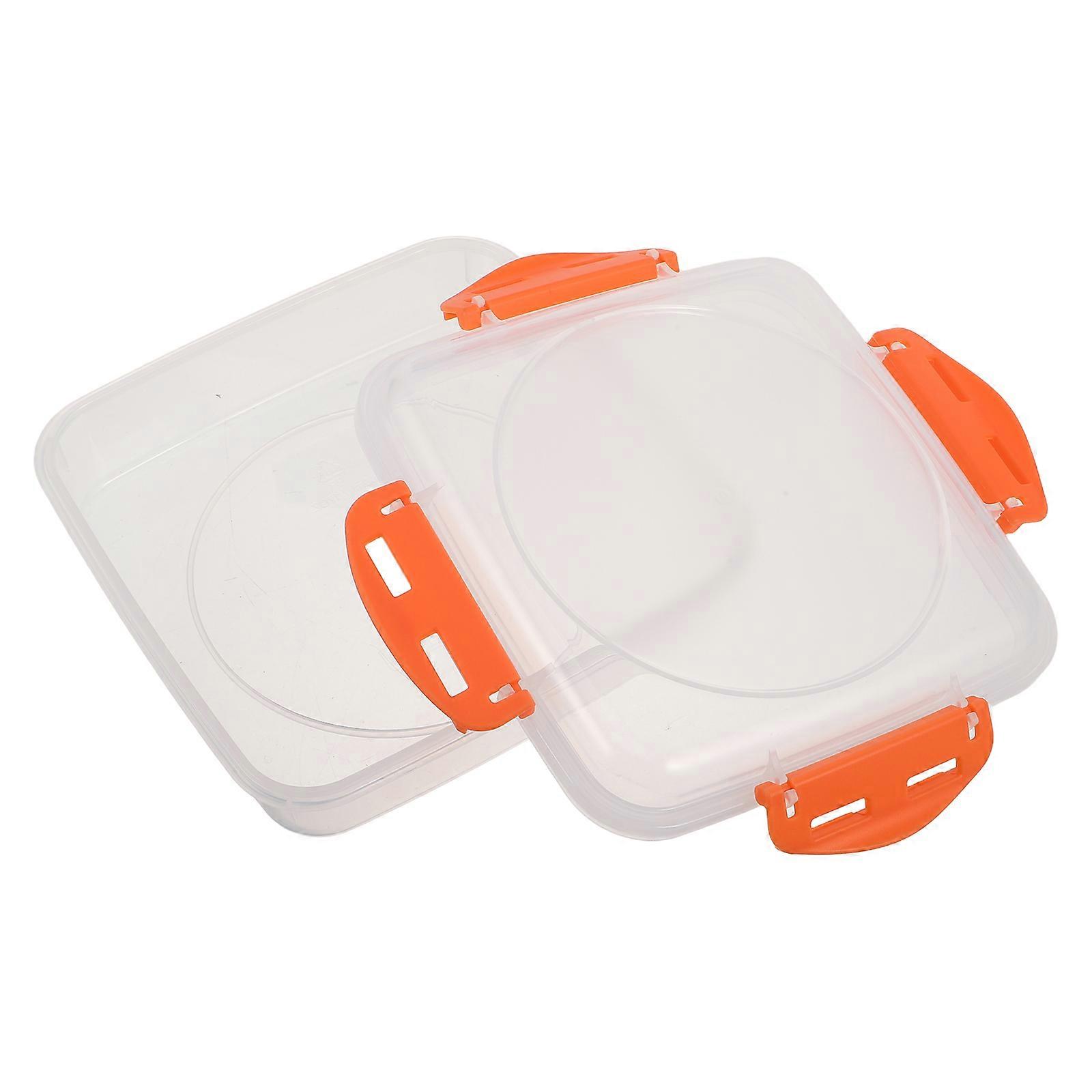 Refrigerator Preservation Container Plastic Food Storage Container for Sandwiches 2Pcs