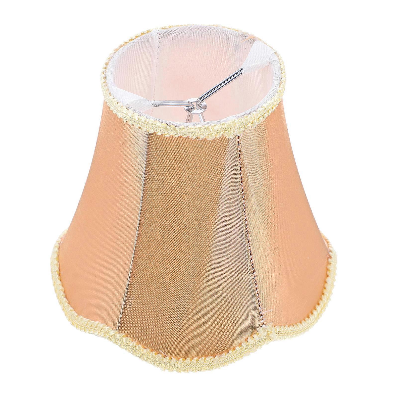 Simple Golden Lampshade for Ceiling Light Home Accessory 3Pcs Cloth