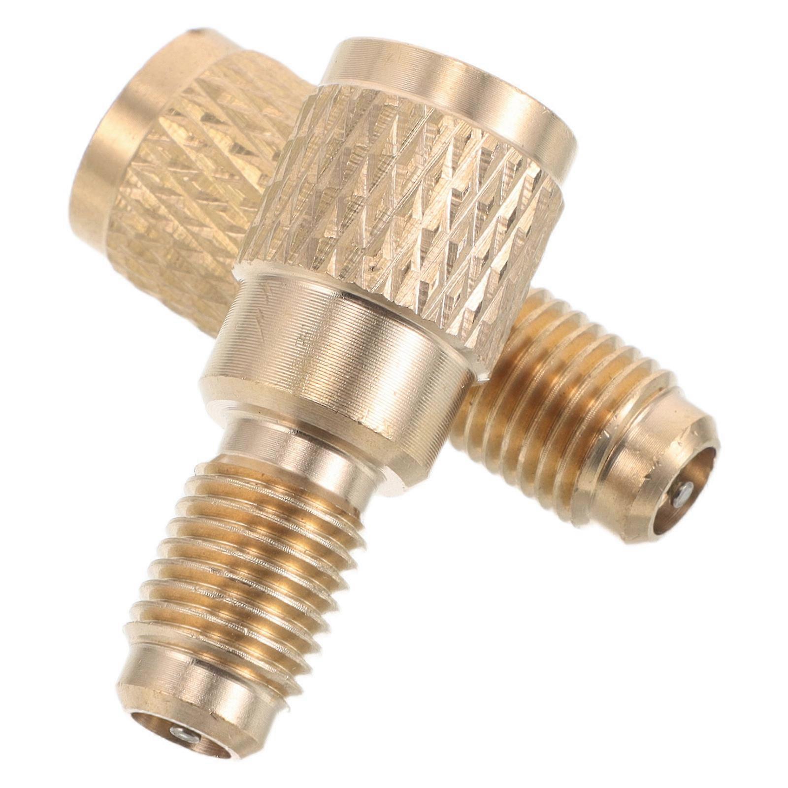 Air Conditioning Adapter Copper Hose Connector for Conversion Adapter 6Pcs