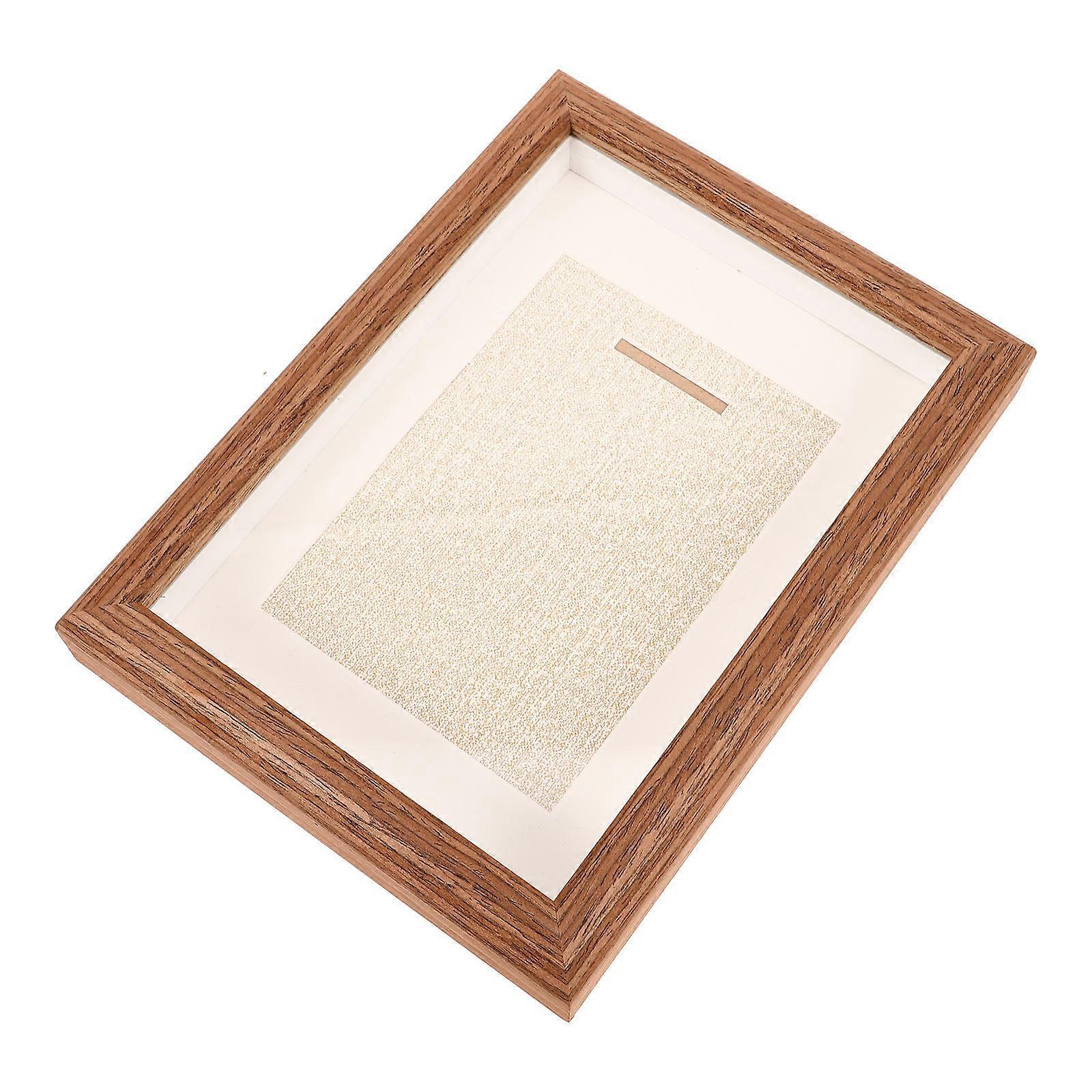 Decorative Medal Display Frame for Home Use 2Pcs Wooden Medal Box