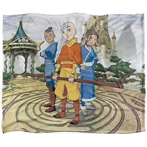 Avatar: The Last Airbender Silky Characters Supersoft Blanket