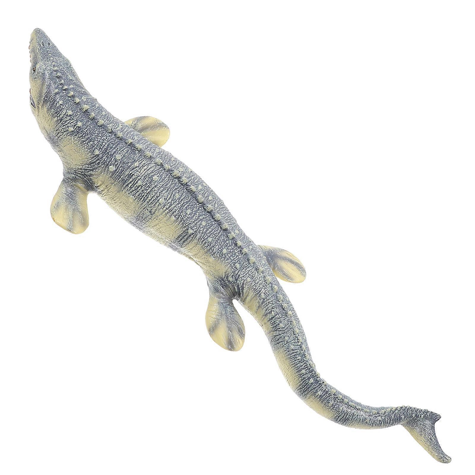 Mosasaurus Dinosaur Model for Decoration 4Pcs Realistic Simulation Animal Figurines