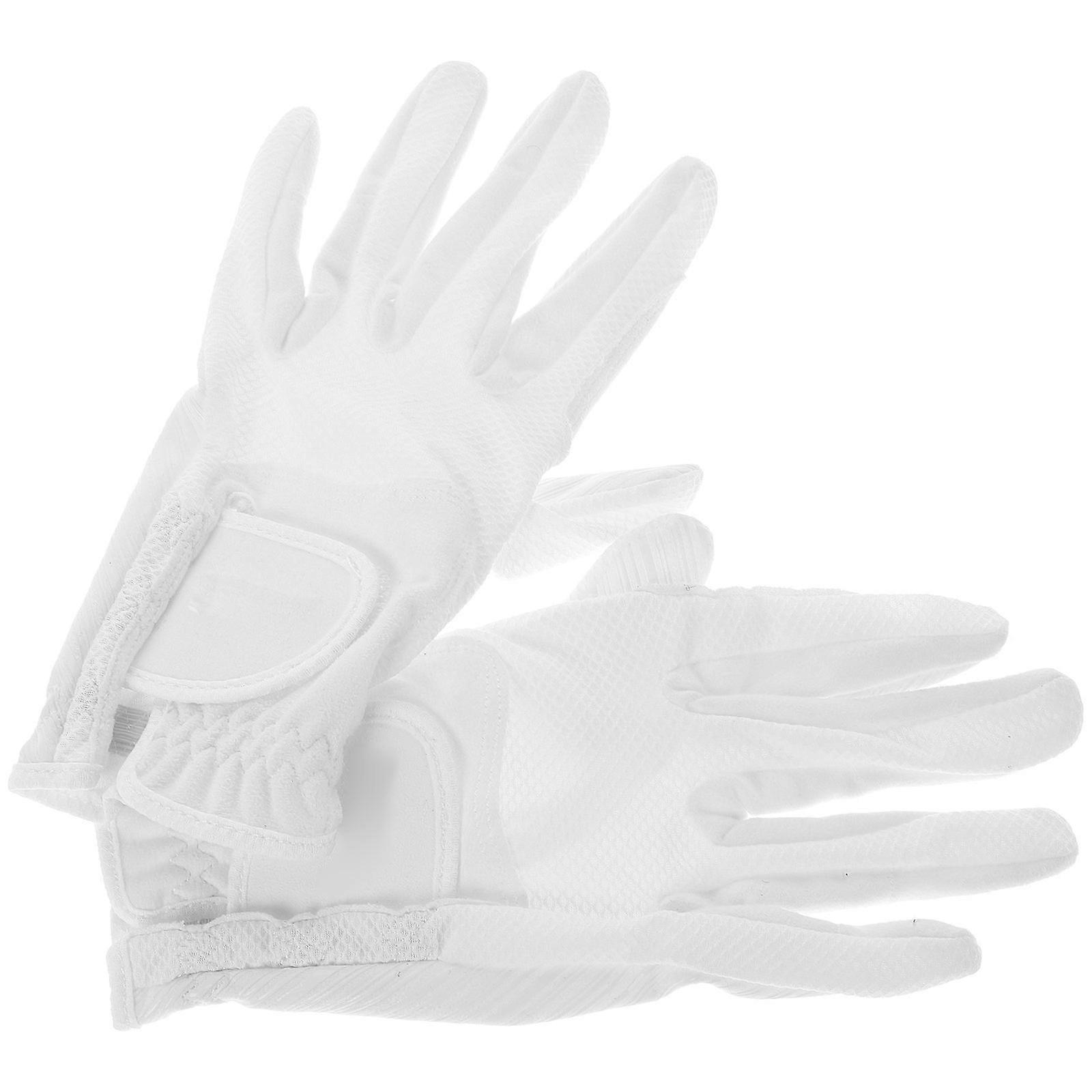 Riding Gloves Horse Riding Accessories Practical Design Lightweight Portable 2Pcs