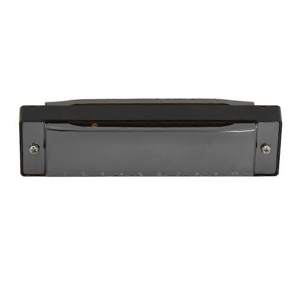 2Pcs Blues Harp Harmonica 10 Holes for Players with Plastic Box