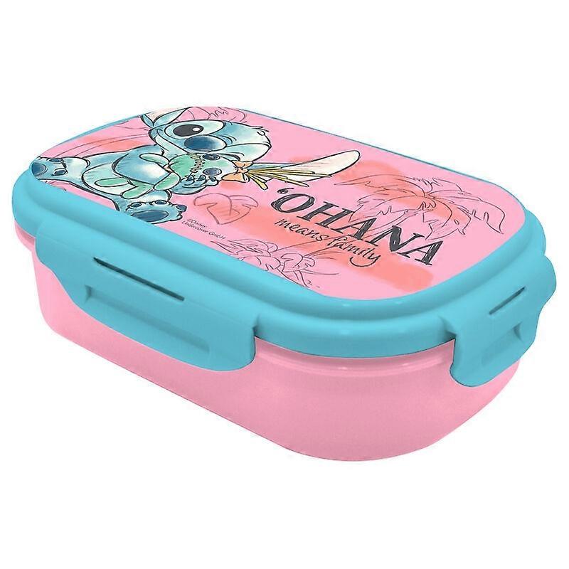 Stitch Lunchbox with cutlery set for children