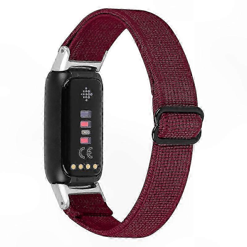 Adjustable Soft Nylon Replacement Watch Strap for Fitness Tracker - Black