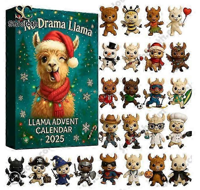 No Drama Camel Advent Calendar Blind Box Christmas Tree Decoration Acrylic Pendant