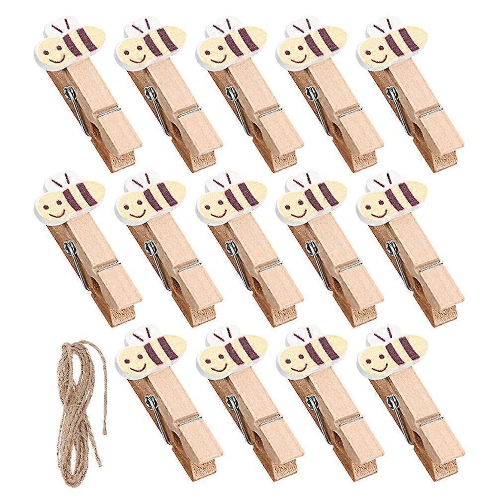Small Clothespins for Home Use 50Pcs Wood Clips Set