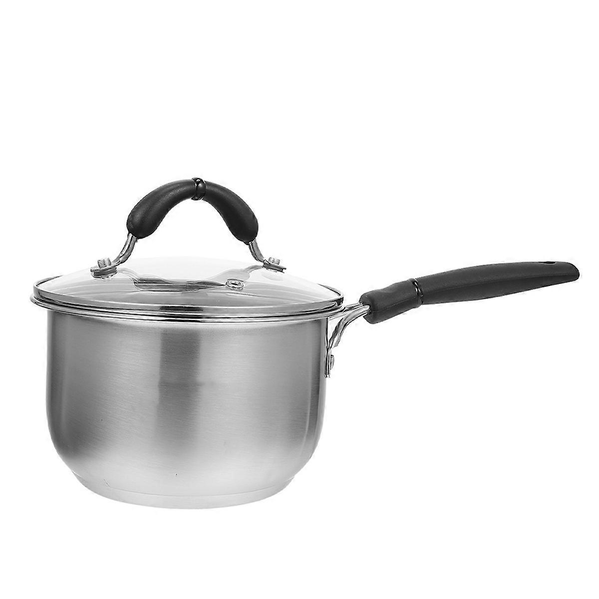 Kitchen Cookware Stainless Steel for Cooking 2Pcs Thickened Soup Pot