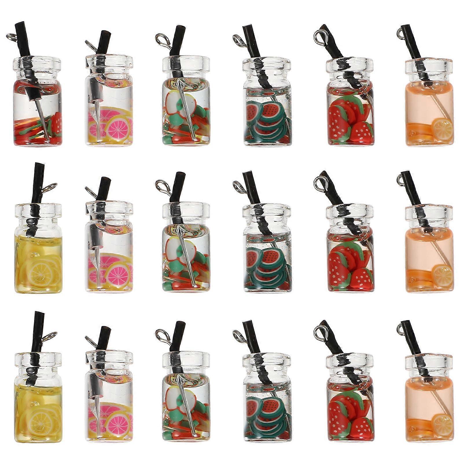 قلادات ودلايات يدوية الصنع، 60 قطعة من المعلقات بألوان متنوعة