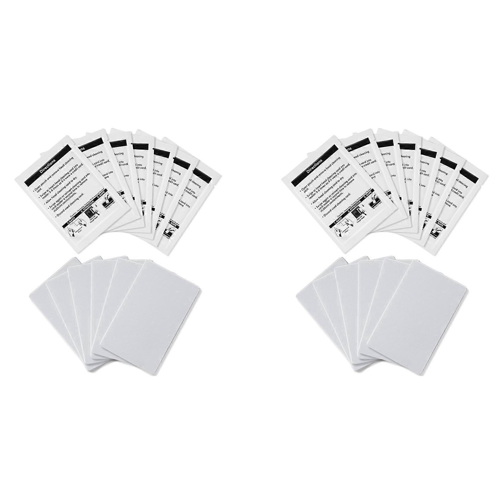 CR80 Dual Side Card Reader Cleaner, -CR80 Card Chip Cleaner (10PCS)