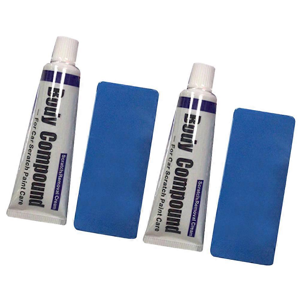 Car Polishing Paste for Scratch Repair 1Set Blue Car Grinding Compound