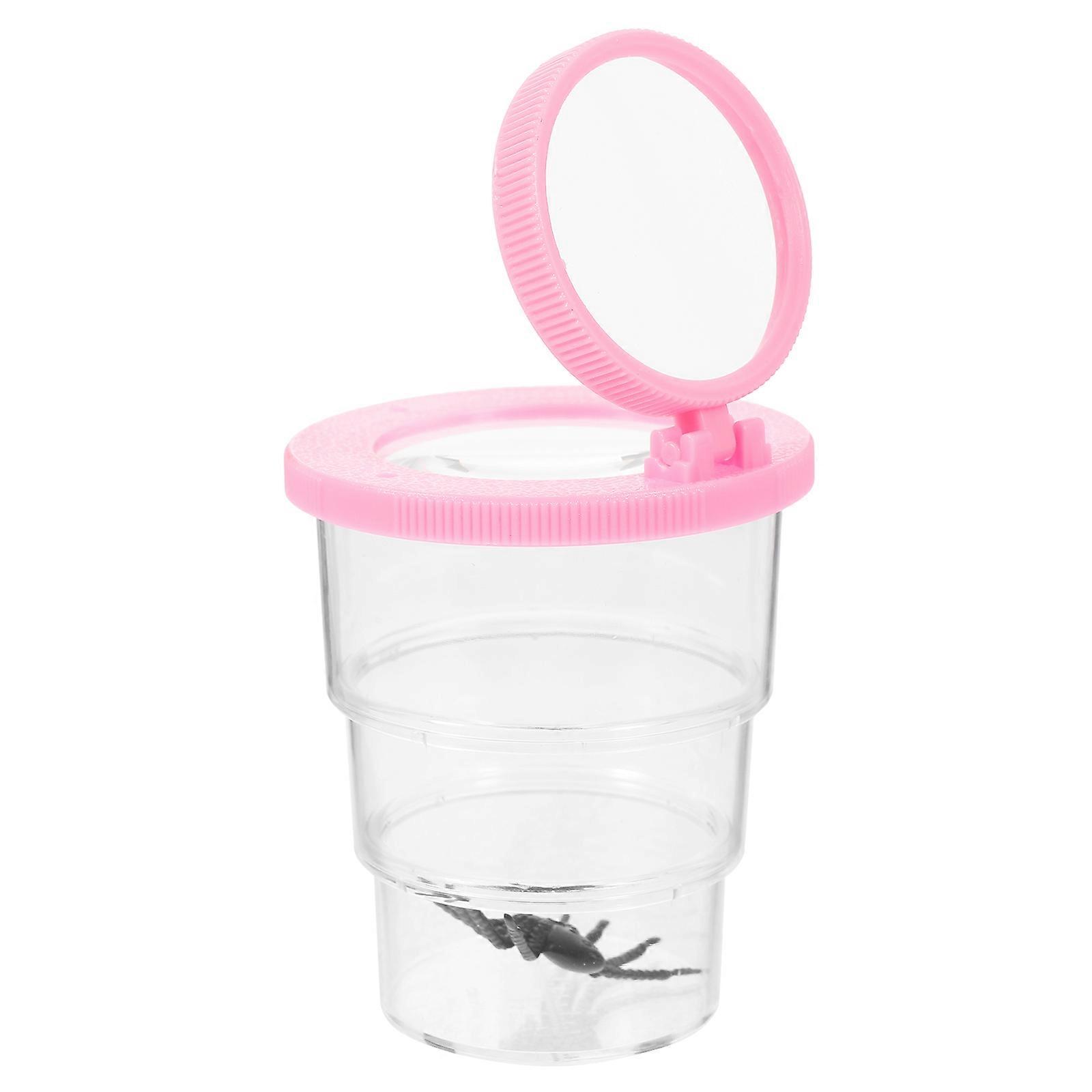 Portable Critter Jar Insect Observation Tool with Magnifier 3Pcs Set