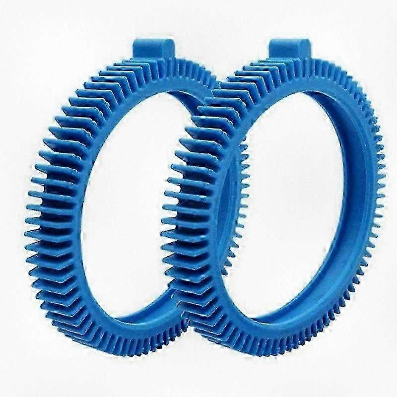 2Pcs Blue Front Tire Replacement Kit for Hayward Phoenix Pool Cleaner, Compatible with Pool Vacuum Accessories