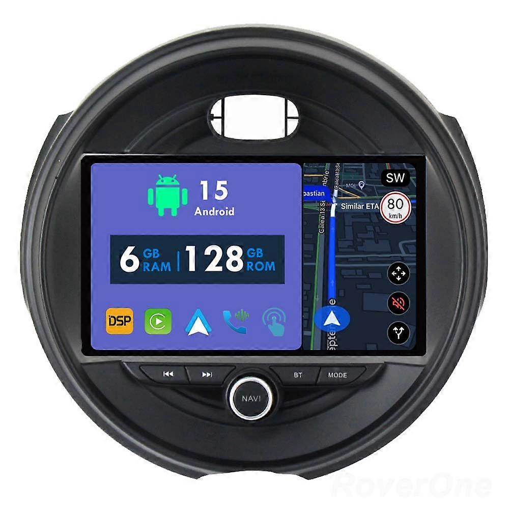 Car Radio 6G+128G CarPlay GPS Navigation Head Unit for BMW Mini Cooper 2014 - 2020 Android Auto Bluetooth Stereo Touch Screen
