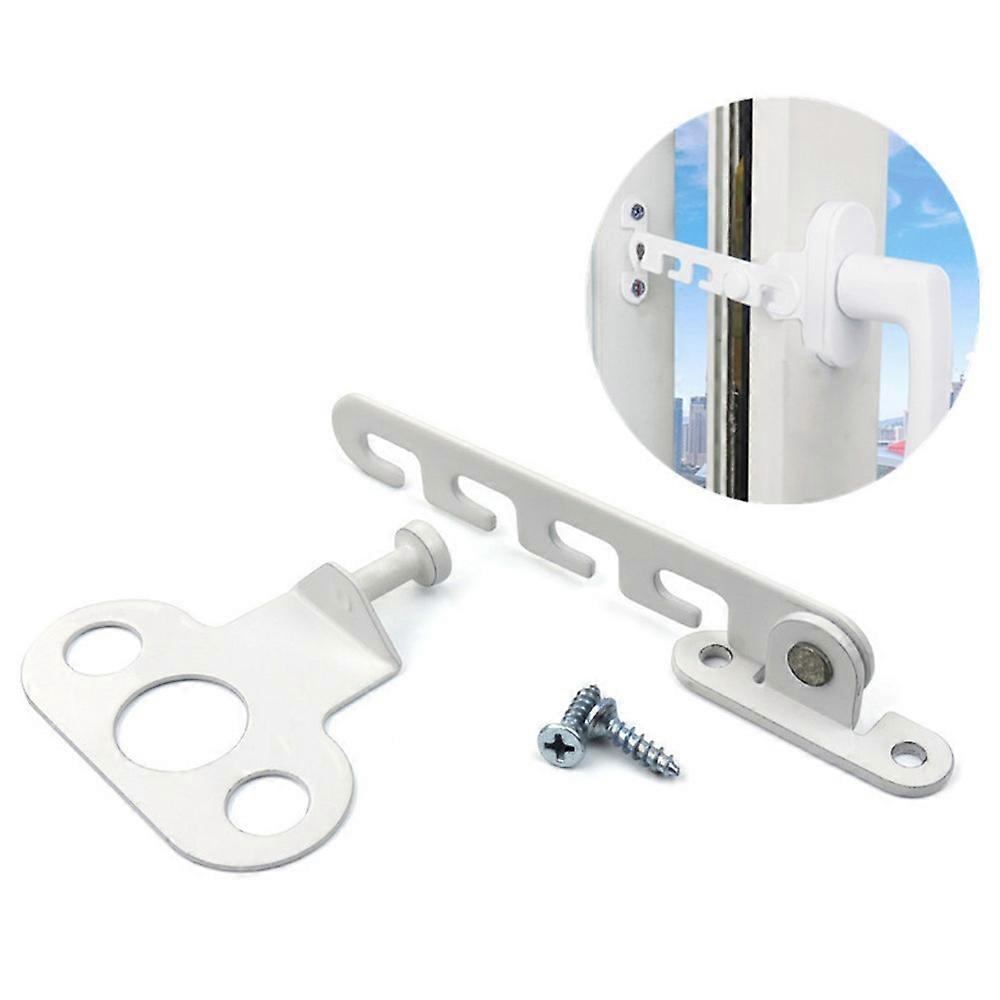 Stainless Steel+Plastic Window Hinge Stay Support Lock Window Limiter with Screw