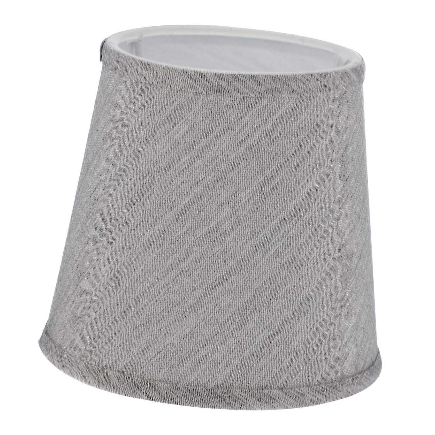 Ceiling Light Lampshade Grey Fabric Pendant Chandelier Shade Ceiling Fixture Accessory