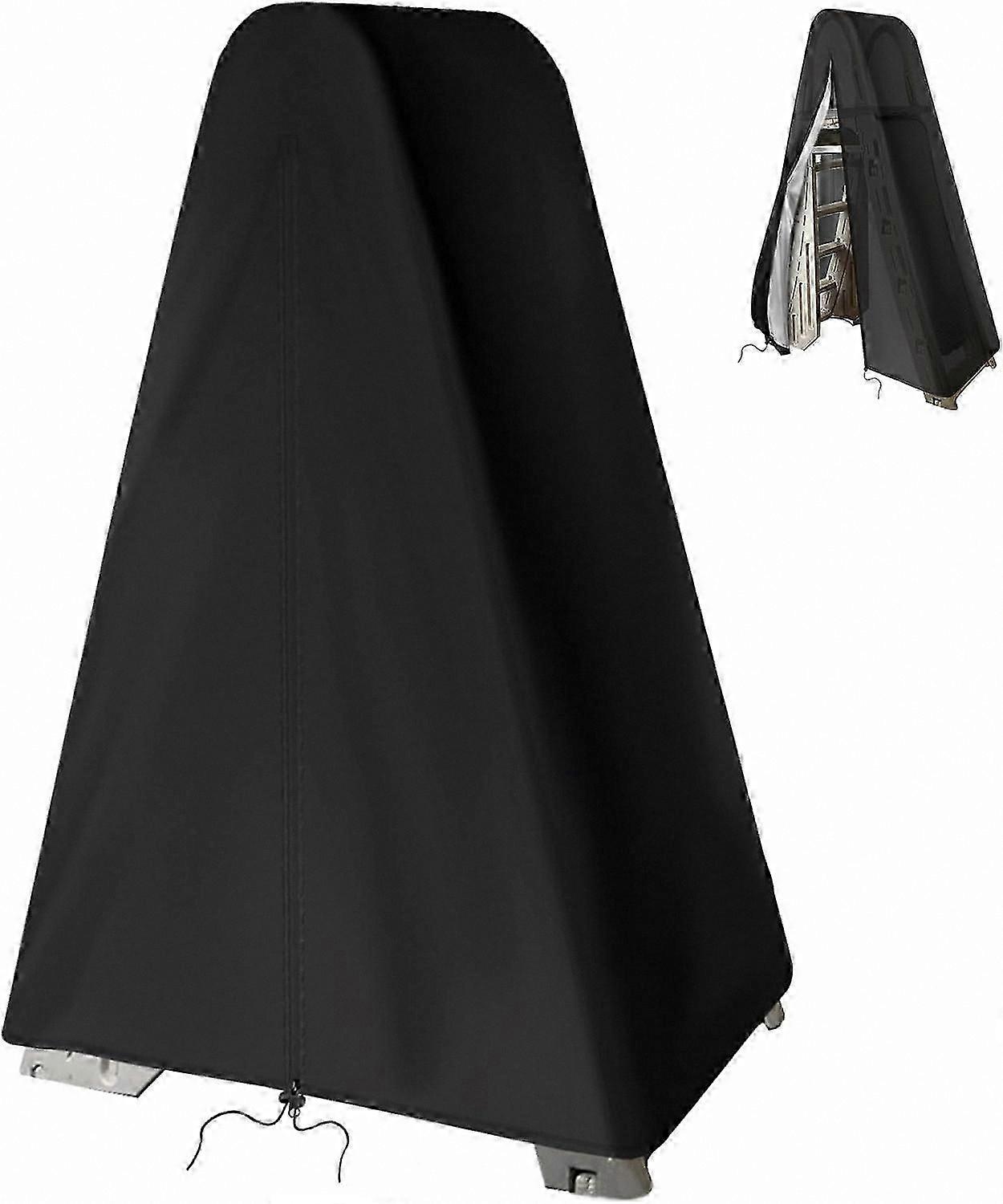 Durable 420D Pool Ladder Protector, Waterproof Dustproof Zip Cover for Above-Ground Pools