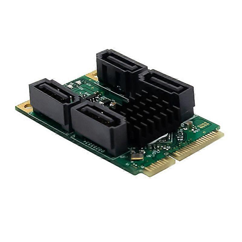 PCIe a 4 porte SATA3.0 6Gbps Hard Disk Adapter Card Scheda di espansione