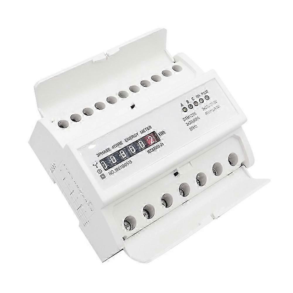3 Phase 4 Wire Energy Meter 220/380v 20-80a Digital Electric Meter Energy Consumption Kwh Meter Lcd