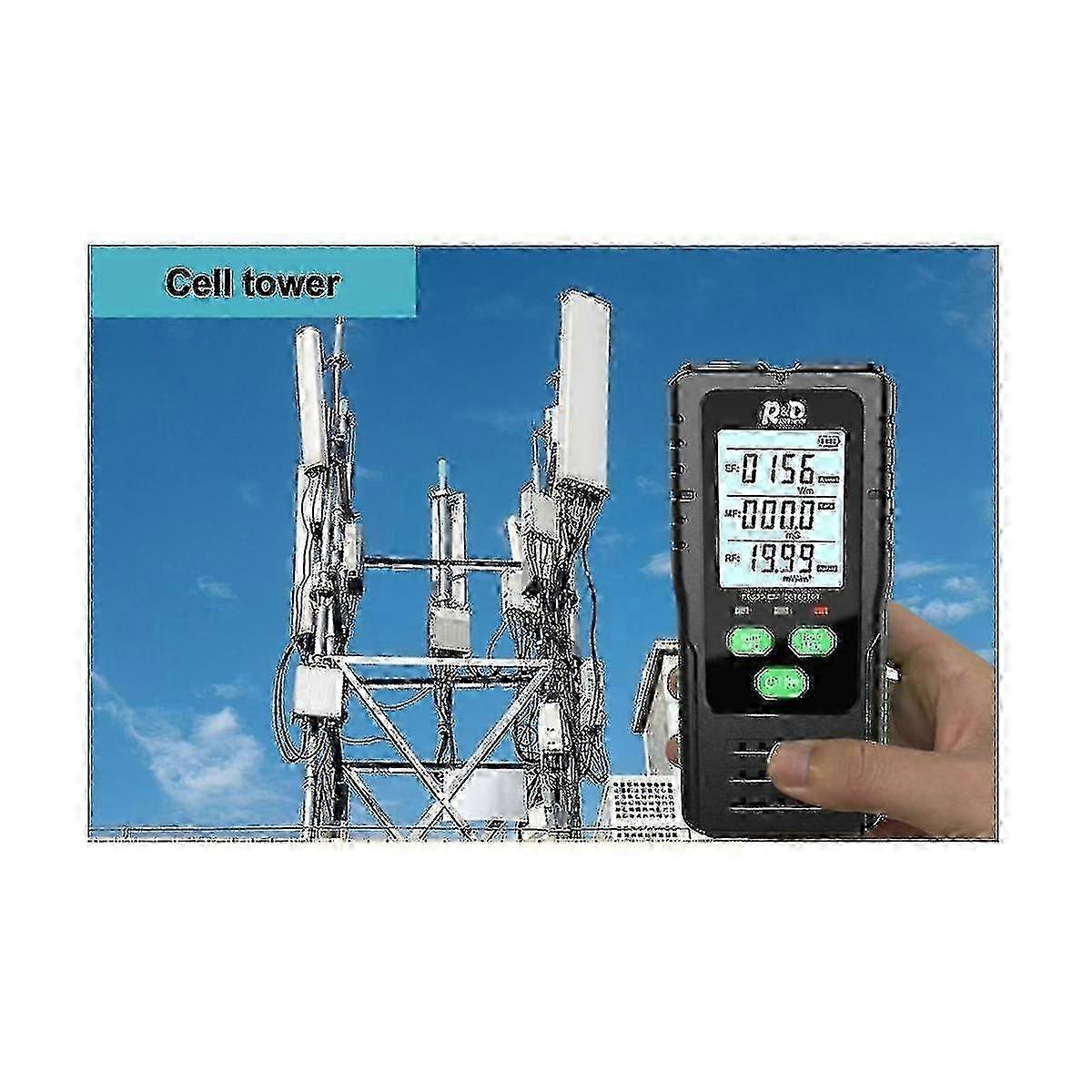 3-in-1 Electromagnetic Field Radiation Detector Tester Emf Meter Multifunctional Portable Radio Frequency Warn Meter