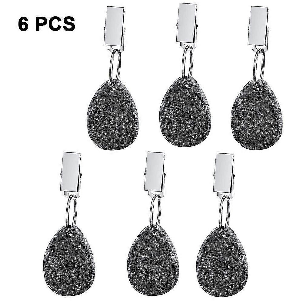 Tablecloth Weights 6 Pieces Tablecloth Weights With Clips Marble Tablecloth Weights Tablec