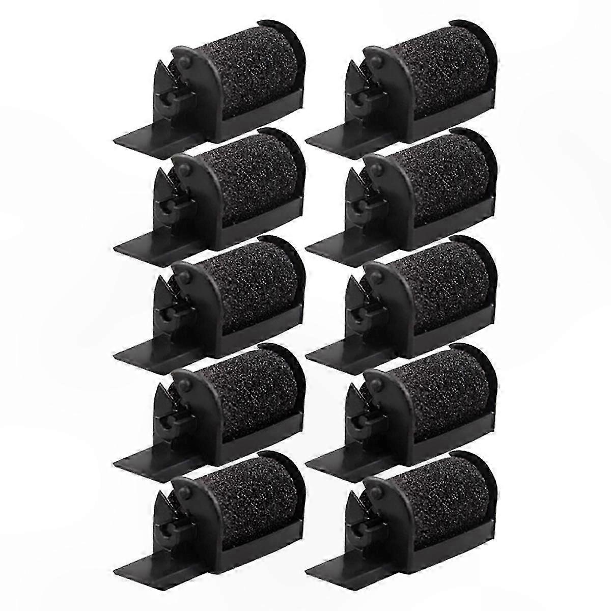 10-Pack Black Ink Ribbons for ERC100 FR 2550 Calculators-Compatible with IR-40 Printer Models