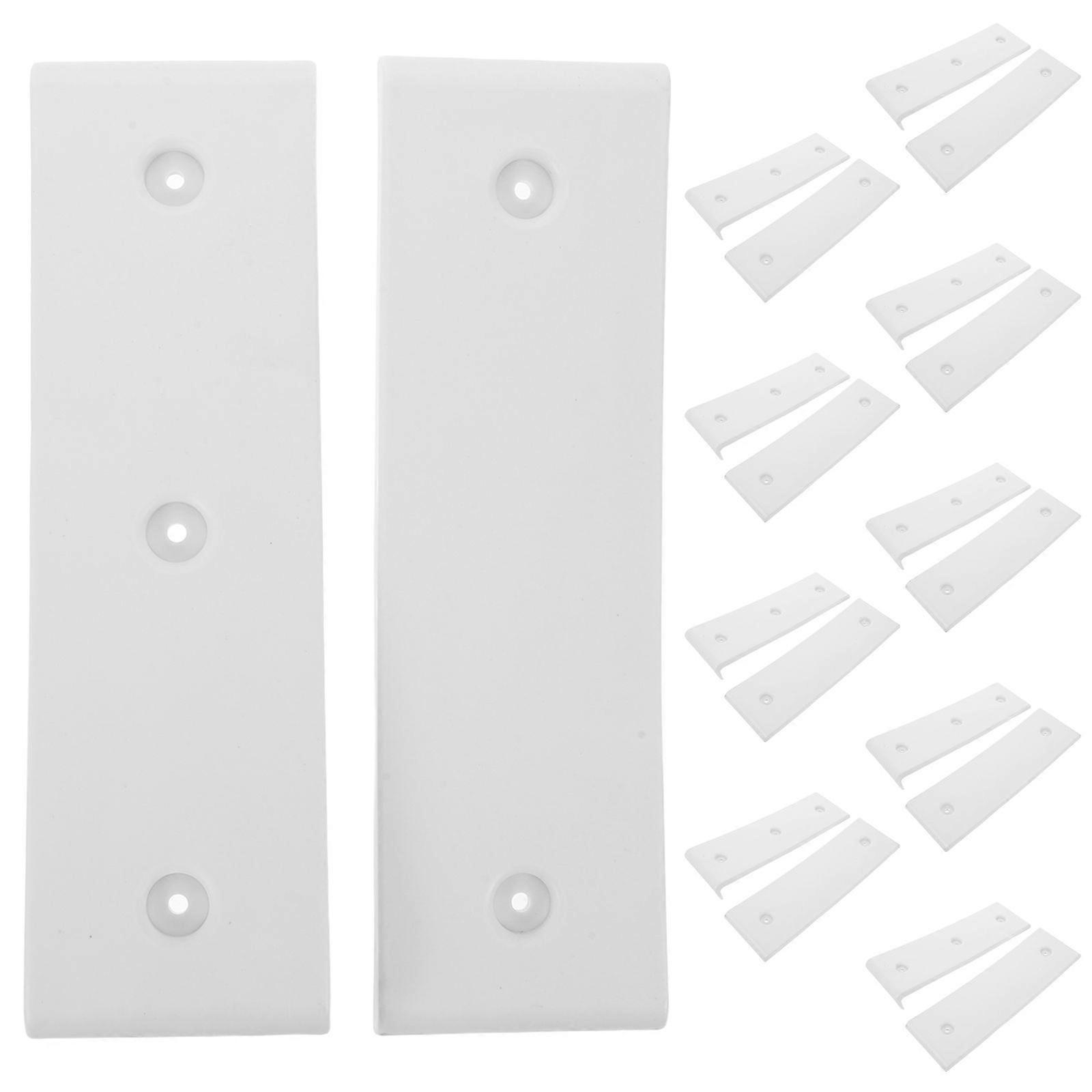 10pcs Boat Trailer Bunk Slide Pads And Glide Bunk Enders - 3"X10" Smoother Boat Slick For Loading And Launching Trailer Easier