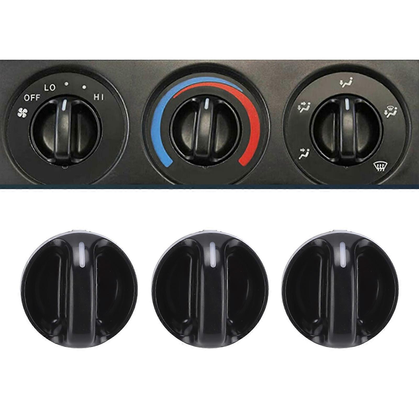 3pcs A/C Heater Knob Set 559050C010 Car Modification Replacement for Tundra 2000‑2006