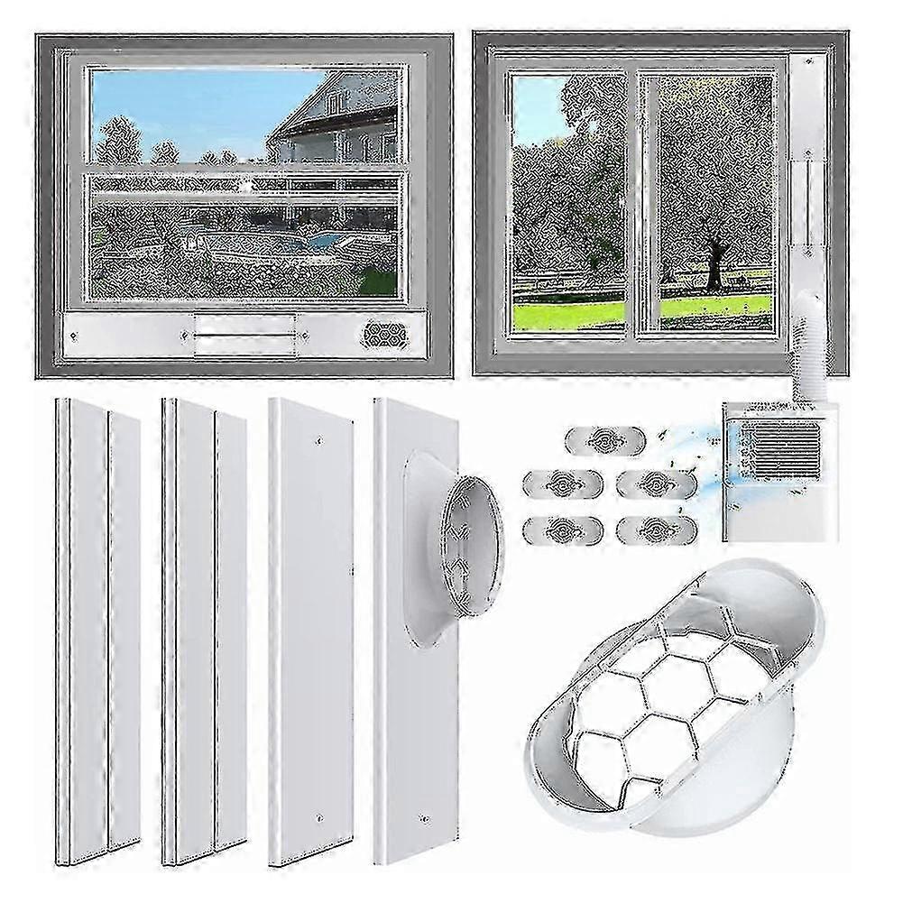 Ac Window Vent Kit Conditioner Window Kit til glidende vindue, Ac Vent Kit med koblingsvinduesforsegling
