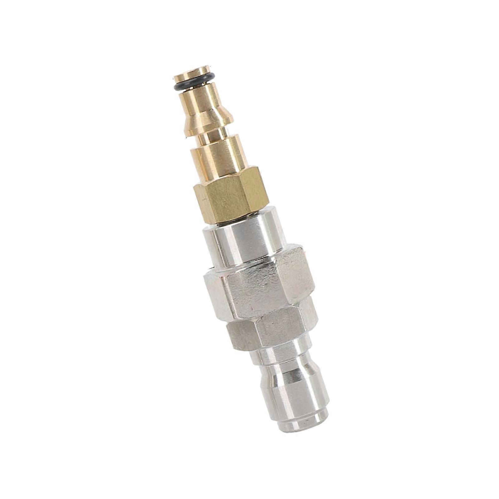 Quick Release Connect Adapter for High Pressure Washer 9mm Hose Universal Compatibility Leak Proof Seal Copper Design Multicolor