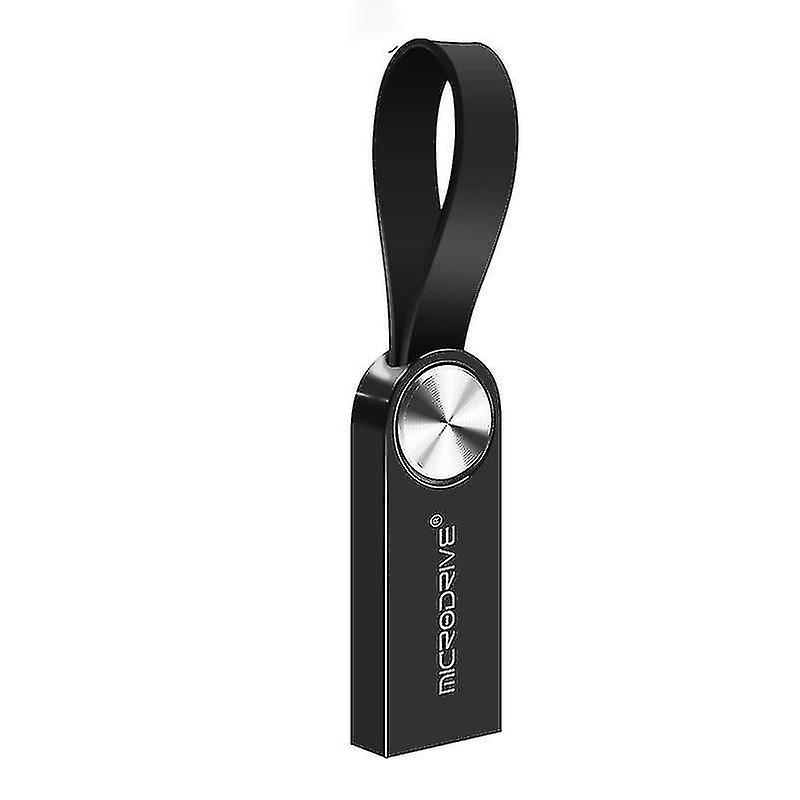 Computer Accessory Sets Microdrive 16gb Usb 2.0 Metal Rotating U Disk Black