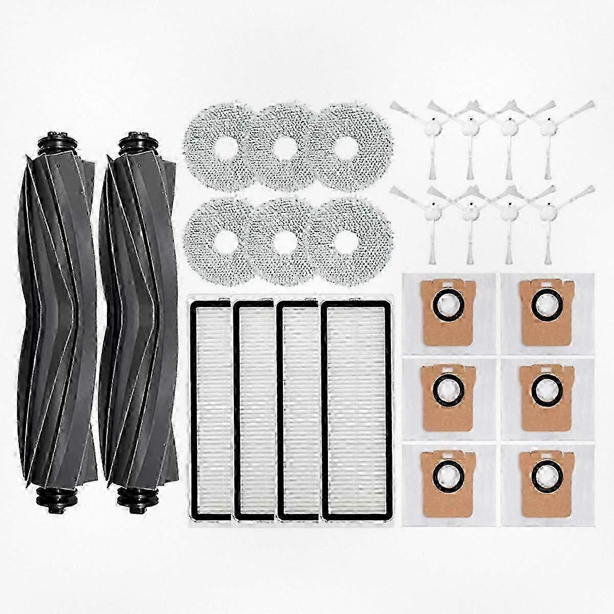 X10 Plus B101gl Robot Vacuum Cleaner Replacement Parts - Side Brush, HEPA Filter, Dust Bag, Mop Pad for X10+ Model