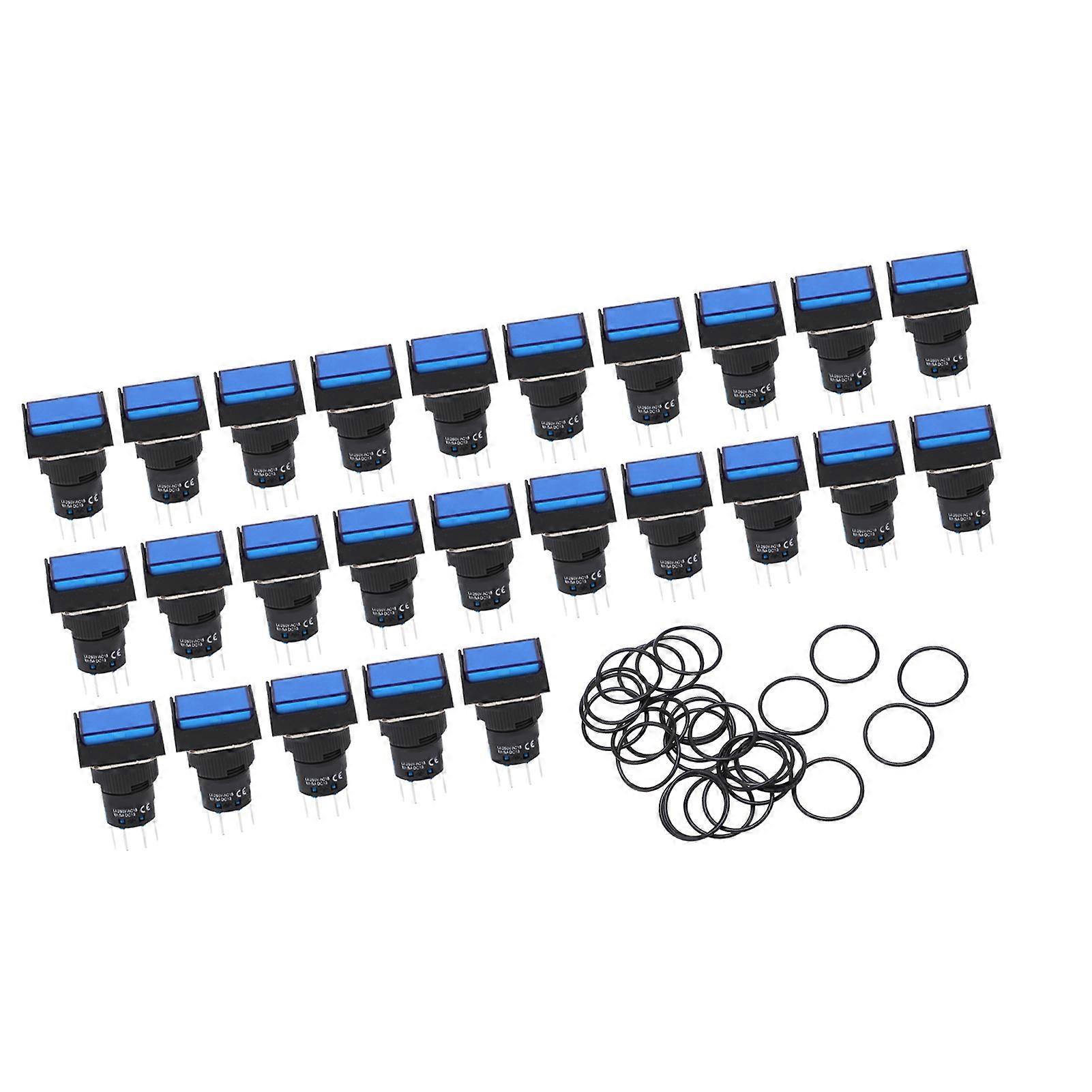 Momentary Push Button Switch Self Locking Function Easy Control for Electric Power Motors AC DC 24V