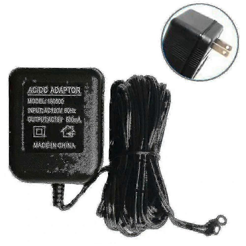 230v στο καλώδιο προσαρμοστών παροχής ηλεκτρικού ρεύματος 18v 500ma 5m για το τηλεοπτικό κουδούνι F54